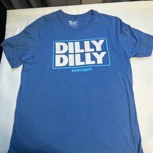 Royal Blue Short Sleeve Tee with Graphic Design